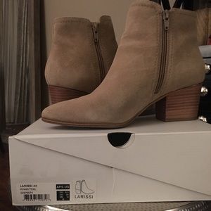 Aldo Suede Light Tan Booties